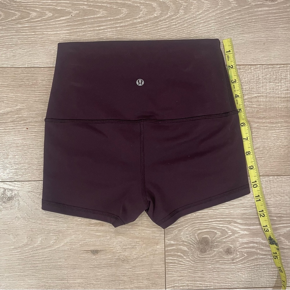 lululemon athletica Women's Dark Purple Athletic Shorts